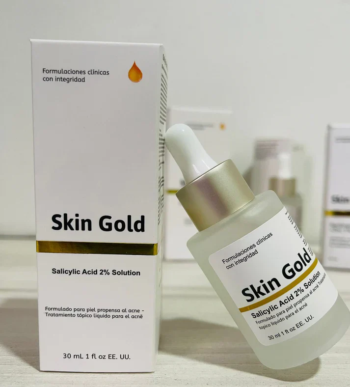 SERUM ACIDO SALICILICO 2% SKIN GOLD ACNE Y PUNTOS NEGROS 30 ml